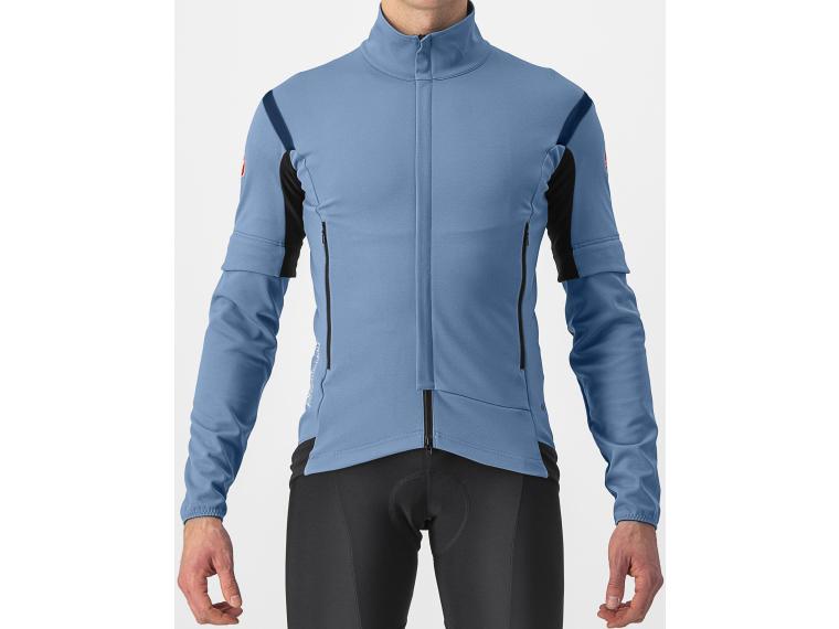 Castelli Perfetto RoS 2 Convertible Winter Jacket Blue