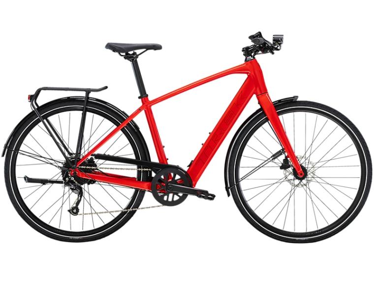 Trek FX+ 2 Electric Hybrid Bike Men / Red