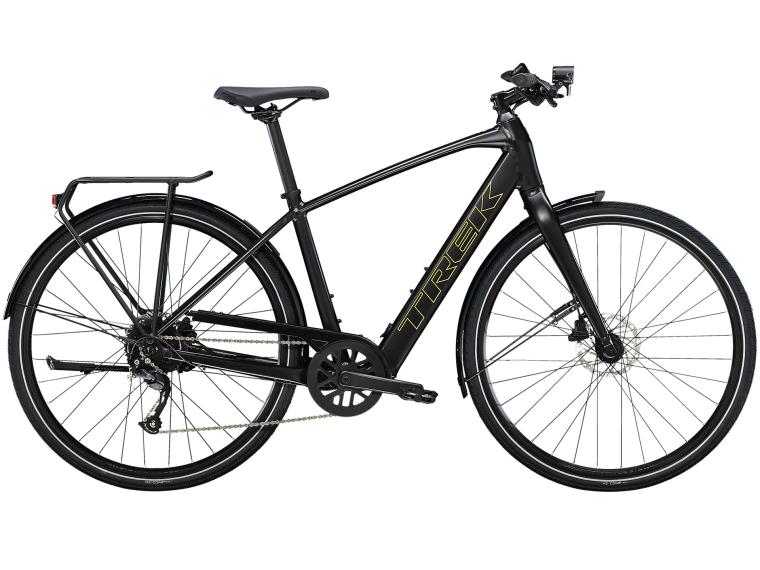 Trek FX+ 2 Hybride E-Bike Zwart / Heren