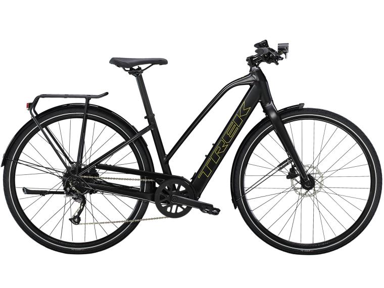 Trek FX+ 2 2023 Hybride E-Bike Zwart / Dames