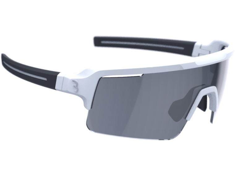 BBB Cycling Fuse Flash Mirror Cycling Glasses White