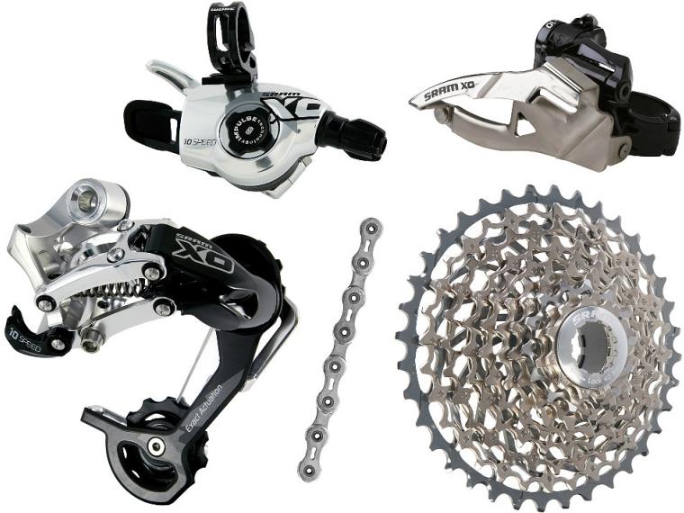 SRAM X0 Trigger Kit Excl. Crank and Brakes Groupset Silver