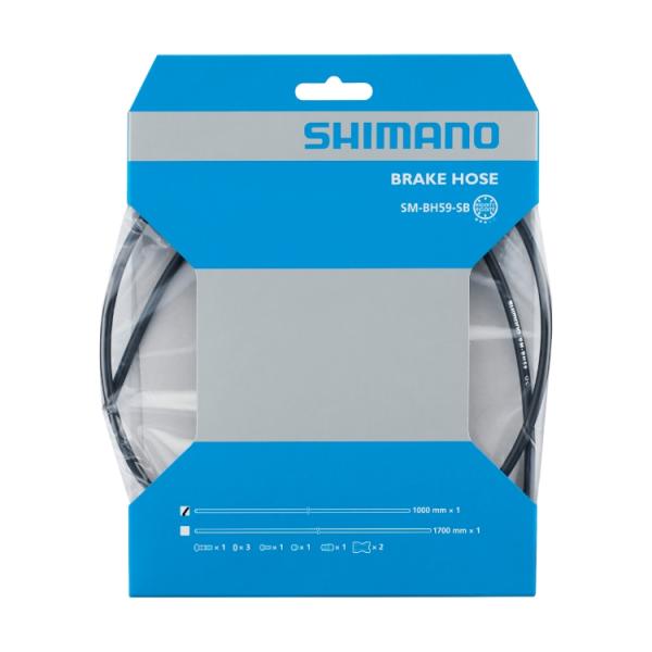 Shimano BREMSLEITUNG SM-BH90-SB SCHWARZ 1700 MM mit Banjo, Bremsen &  Zubehör