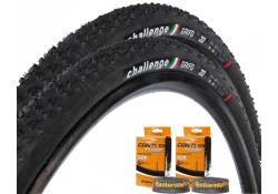 Challenge Grifo Race set + Continental inner tubes