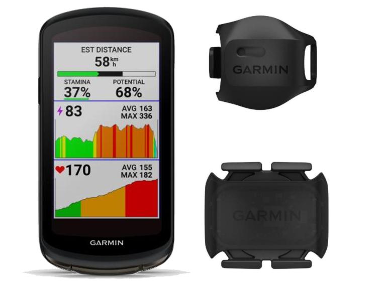 Garmin Edge 1040 Solar Fahrradnavigation Geschwindigkeits- / Trittfrequenzsensor
