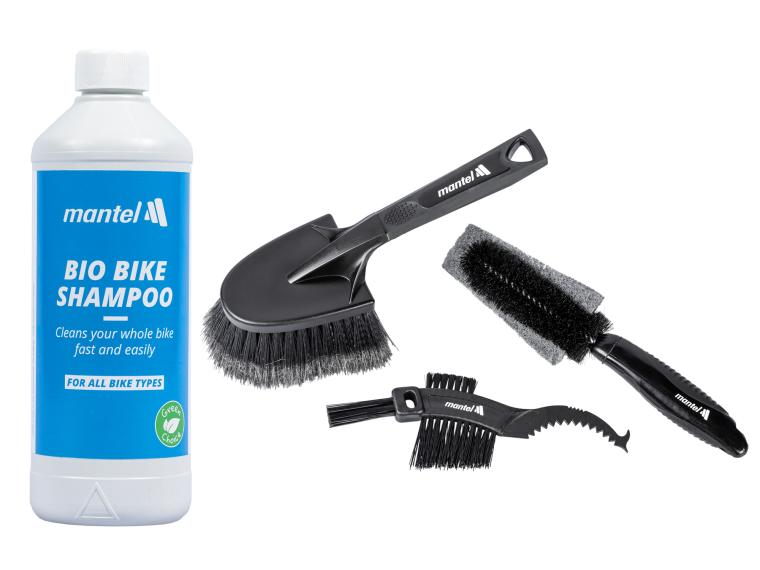 Mantel Bio Bike Shampoo No / Yes, 3 piece brush set