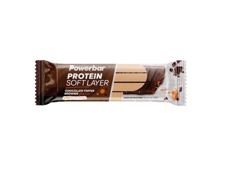 PowerBar Protein Soft Layer Bar Bundel Chocolate Toffee Brownie