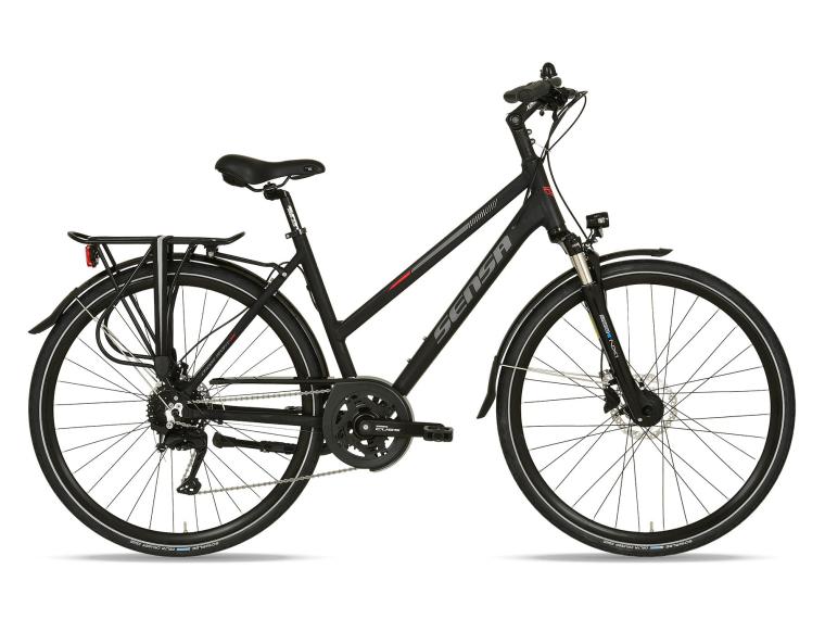 Sensa Cross Sport Disc Cues Hybride fiets Dames / Lage instap 1.77m - 1.88m