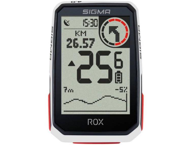 Ciclocomputer GPS Sigma ROX 4.0 Bianco