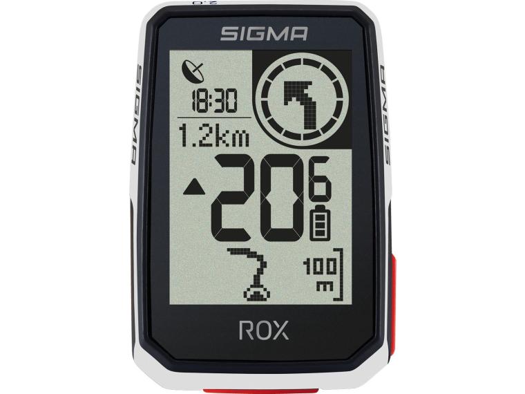 Ciclocomputer GPS Sigma ROX 2.0 Bianco