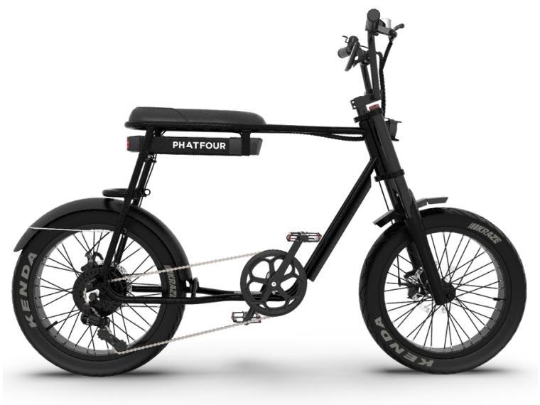 Phatfour FLB+ Electric Fatbike Black