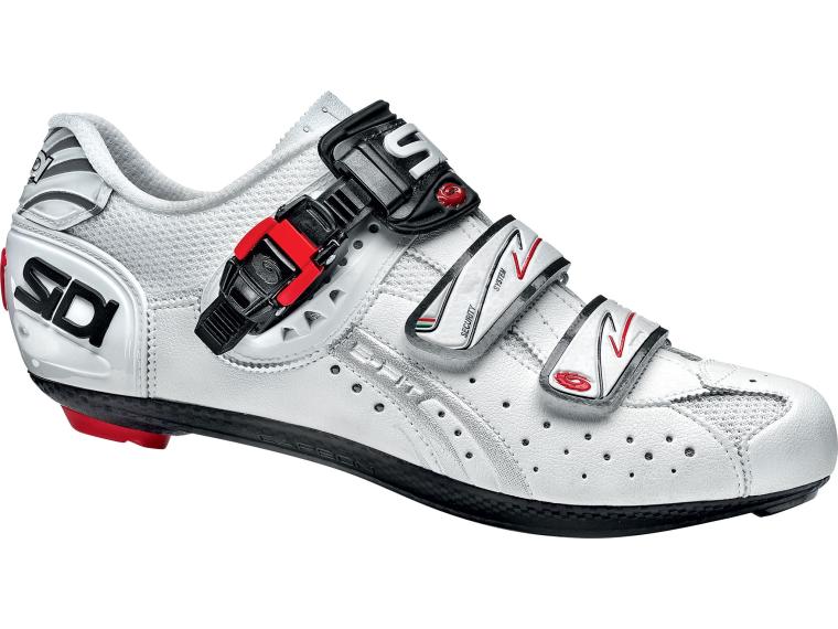 SIDI Genius 5 Fit Road Cycling Shoes Bike Shoes White/Red Size 36-46 EUR 