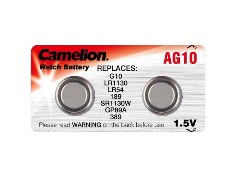 Pile Bouton Camelion AG10 / LR1130