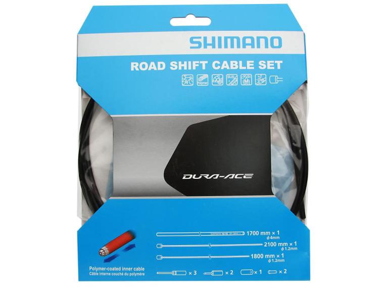 Juego de cables para desviador Shimano OT-SP41 Dura Ace / Ultegra / 105 Negro