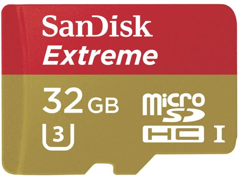 GoPro SanDisk 32GB Extreme Micro-SDHC memorycard