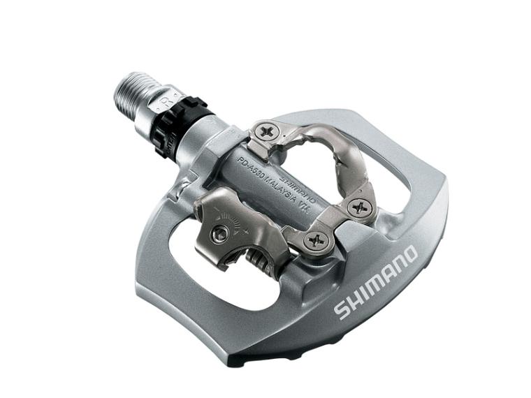 Shimano PD-A530 SPD Pedale Silber