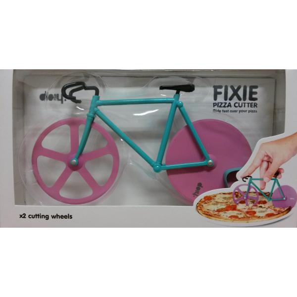 grundigt essens Agurk Cyclo Cadeau Pizza Cutter Fixie - Mantel
