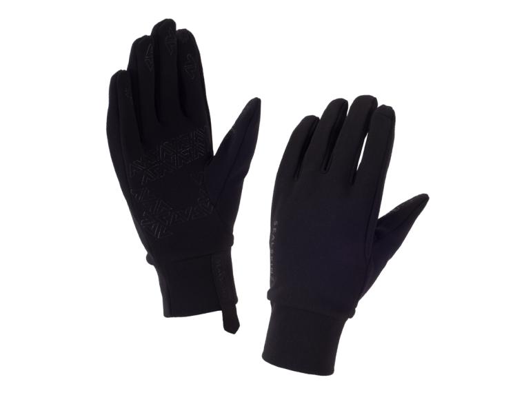 Sealskinz Stretch Fleece Nano Cycling Gloves Black