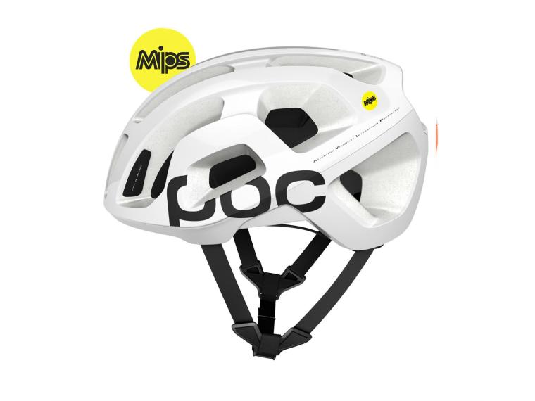 POC Octal MIPS 2016 Racer Cykelhjelm Zink Orange / Hydrogen White