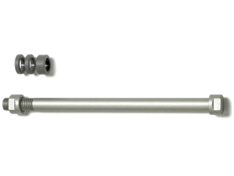 Tacx E-Thru Aksel T1710, M12x1.5, medium gevind - 162,5 mm max