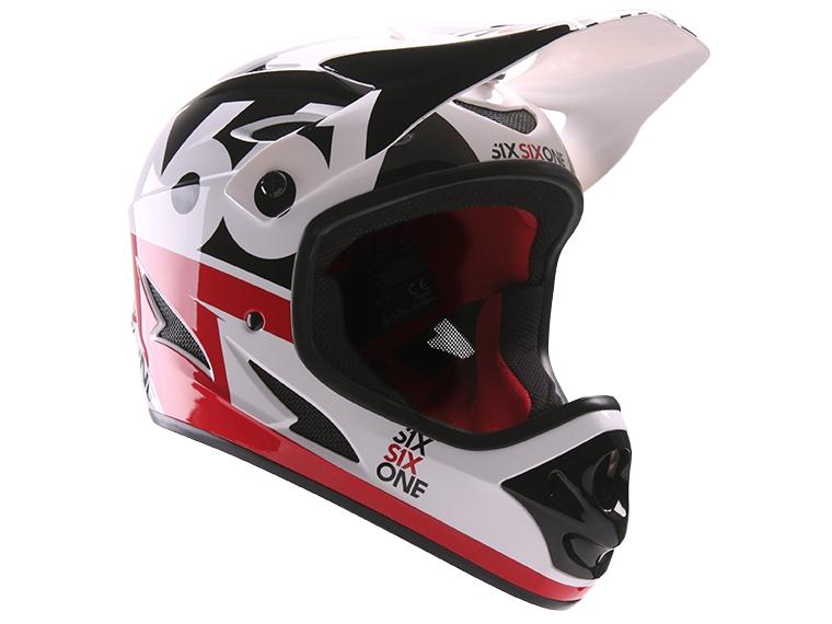 Sixsixone Comp Fullface MTB Helm Rot