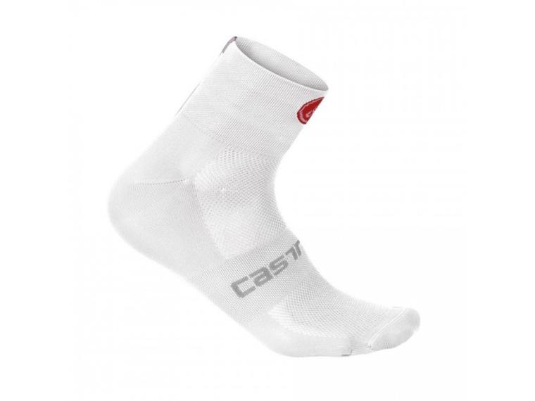 Castelli Quattro 6 Socken Weiß