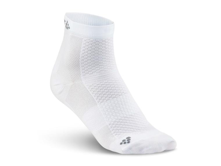 Craft Cool Mid 2-pack Cycling Socks White
