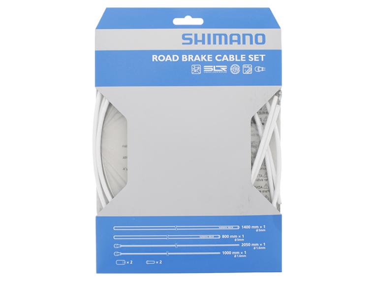 Shimano Race PTFE Brake Cable Set White