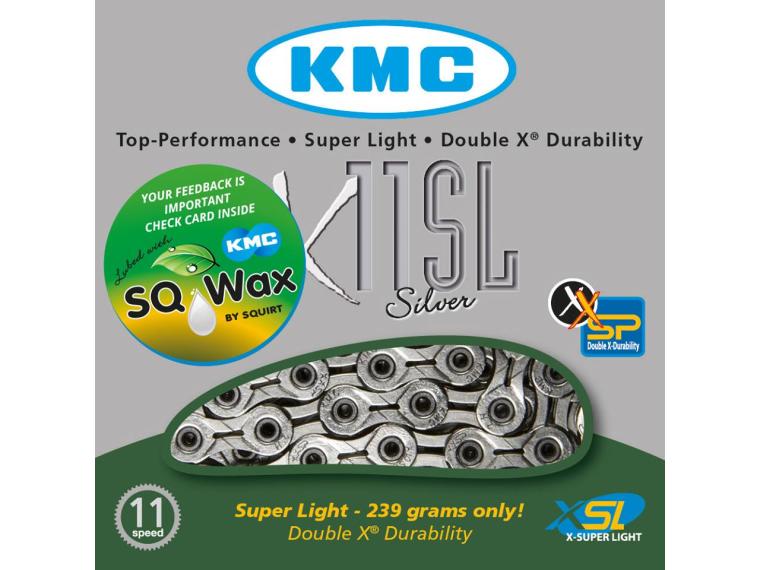 KMC X11SL pre lubed with Squirt wax Ketting