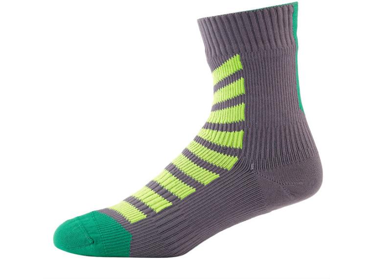 Sealskinz MTB Mid Ankle Hydrostop Cycling Socks Green