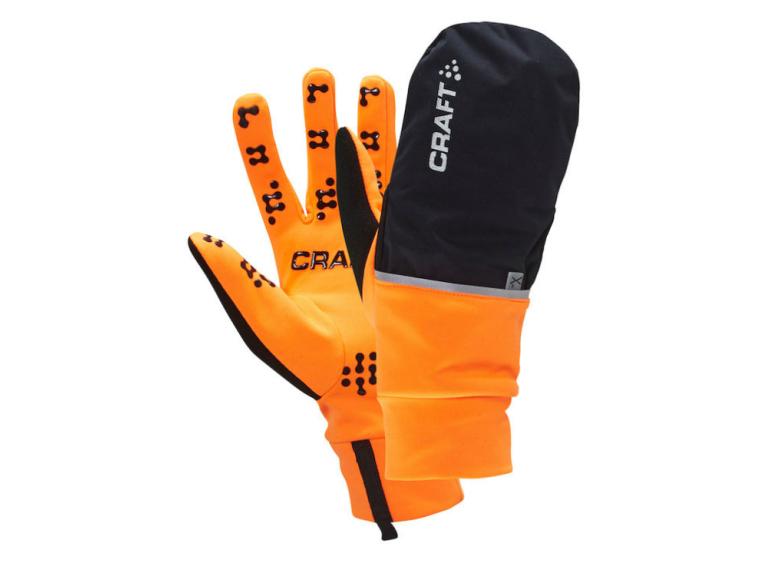 Craft Hybrid Weather Fietshandschoenen Oranje