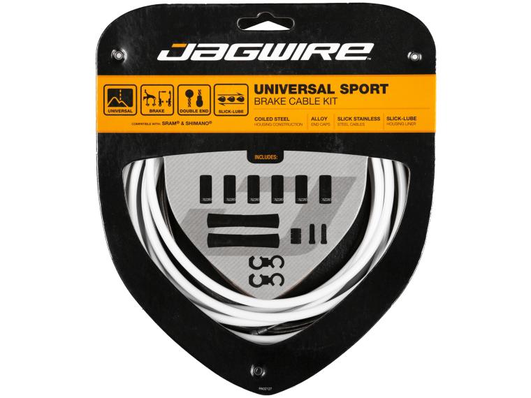 Jagwire Universal Sport Brake kabelset Wit