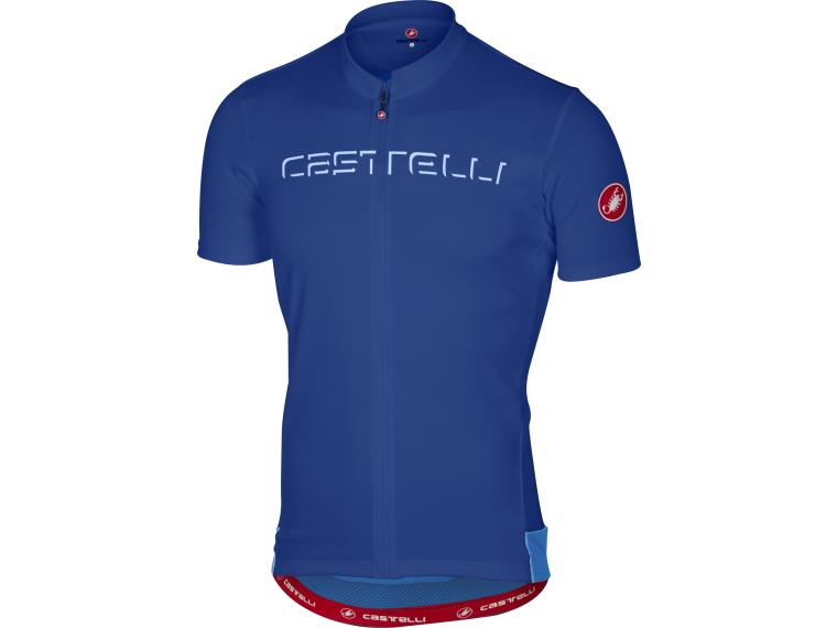 Castelli Prologo V Fietsshirt Blauw