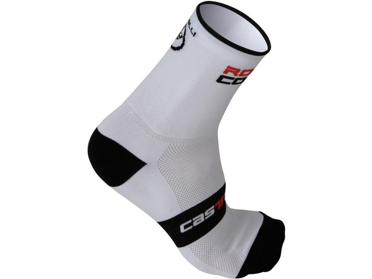 Castelli Rosso Corsa 13 Cycling Socks White