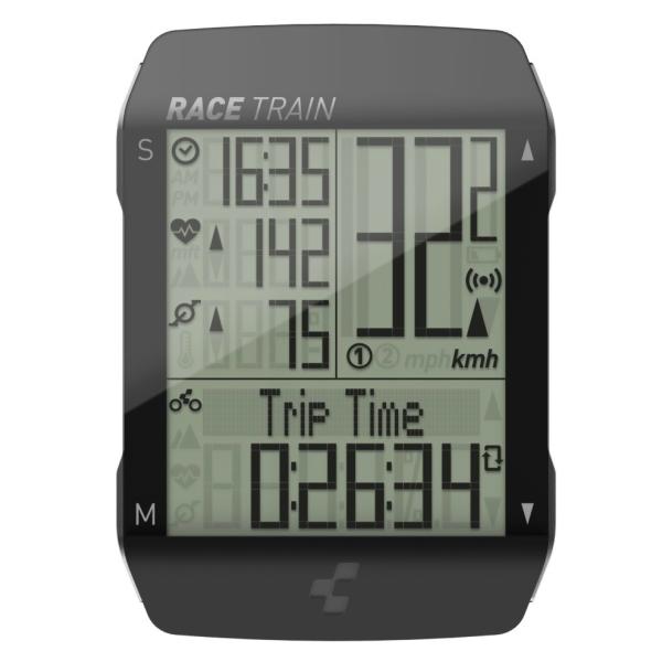 Cube Race Train Cycling Computer - Mantel