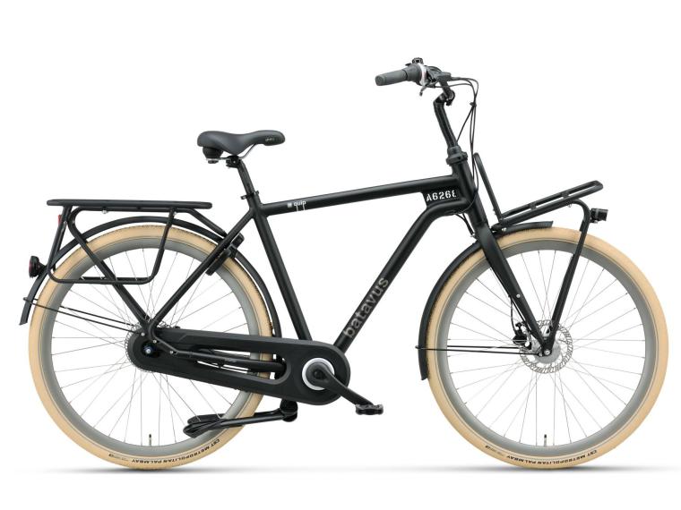 Vélo de transport Batavus Quip Extra Cargo Noir / Homme