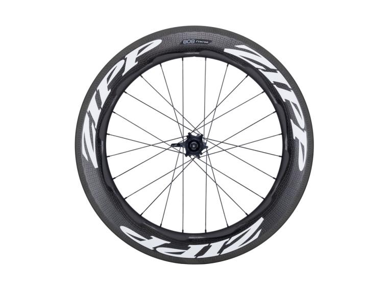 Zipp 808 Firecrest Carbon Clincher Road Bike Wheels White / Rear Wheel