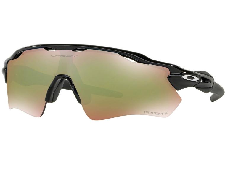 Oakley Radar EV Prizm Shallow Water Polarized Cycling Glasses Polished Black