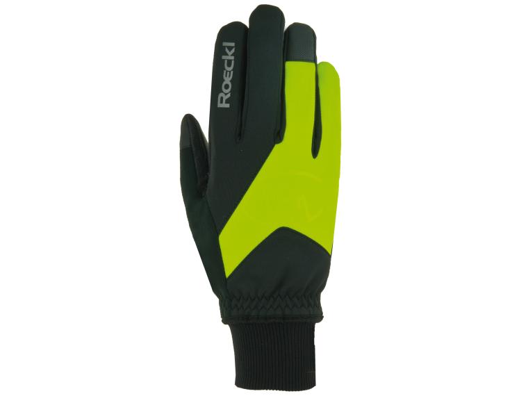 Roeckl Rieden Cycling Gloves Yellow